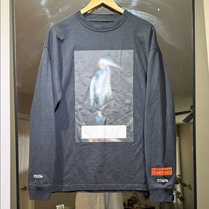 Like new Heron Preston Black Long Sleeve Tee with Graphic